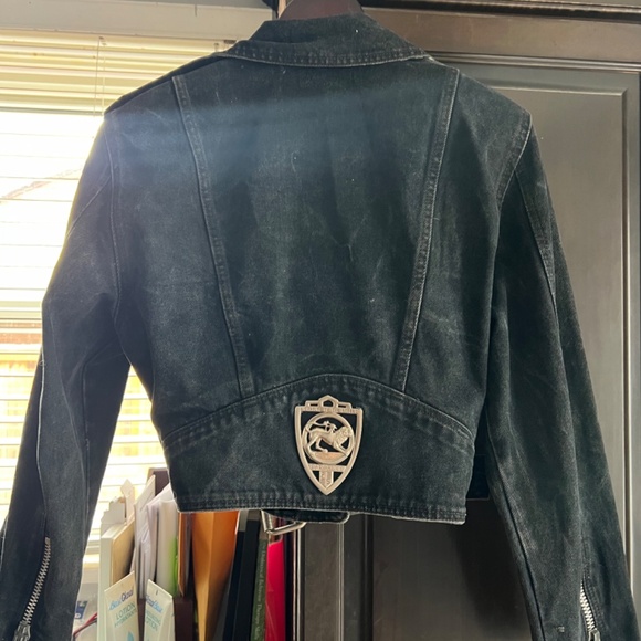 Vintage 80’s Small Santana Jean Denim Jacket - Picture 3 of 6